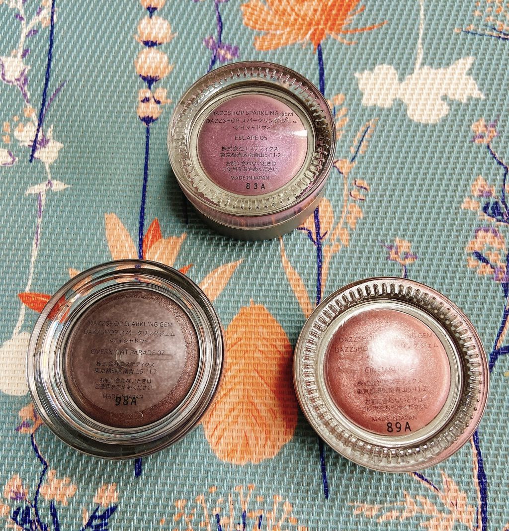 スパークリング ジェム/DAZZSHOP/ジェル・クリームアイシャドウを使ったクチコミ（2枚目）