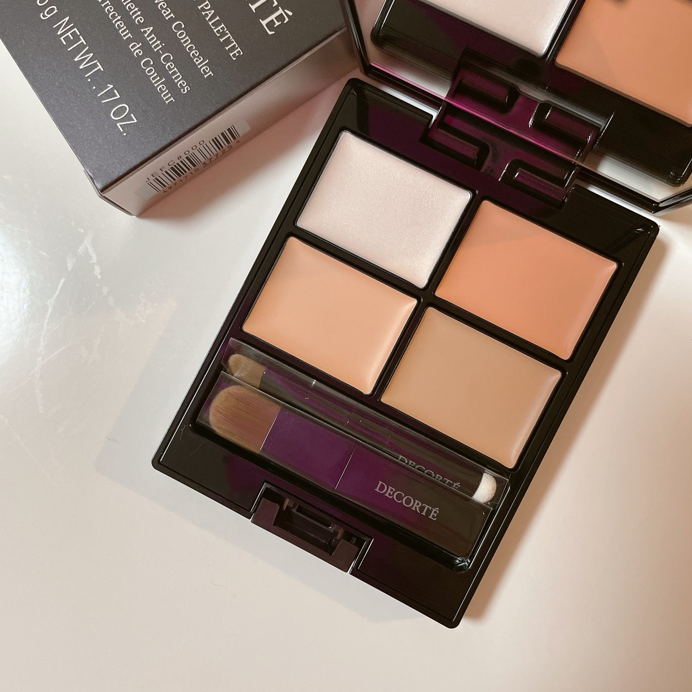 トーンパーフェクティング パレット/DECORTÉ/パレットコンシーラーを使ったクチコミ(1枚目)