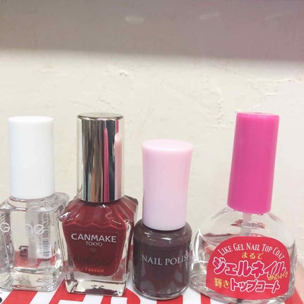 DAISO Dジェル トップコートのクチコミ「 今回は!!!もうバレンタインは過ぎてしまいましたが、この時期ならまだまだできる可愛いチョコレ.....」(2枚目)