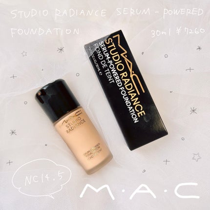 スタジオ ラディアンス セラム ファンデーション/M・A・C/リキッドファンデーションを使ったクチコミ(1枚目)