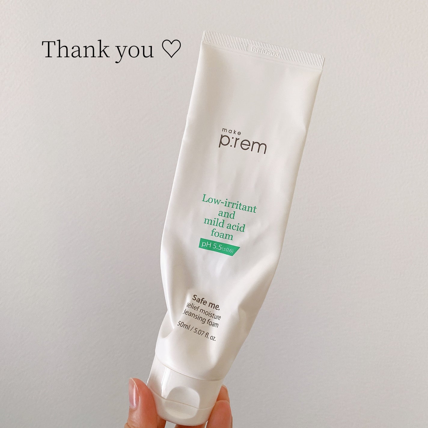 セーフミー リリーフモイスチャー クレンジングフォーム/make prem/洗顔フォームを使ったクチコミ(1枚目)