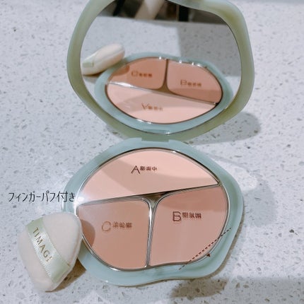 TIMAGE  3色チークパレット/TIMAGE/パウダーチークを使ったクチコミ(2枚目)