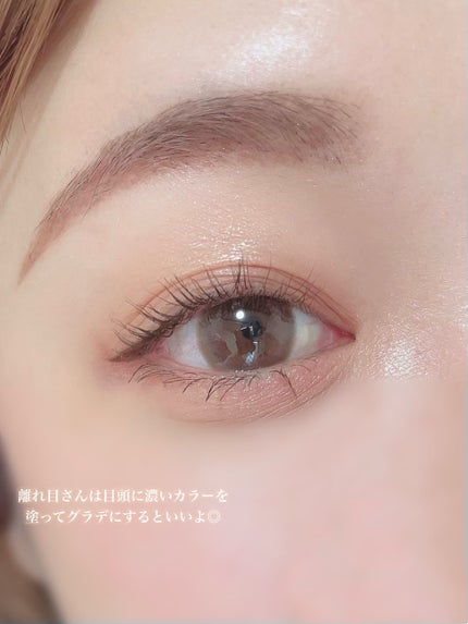 ごんす@YouTube始めました on LIPS 「《CEZANNE離れ目さん向け❤︎》離れ目さんきオススメなアイ..」(6枚目)