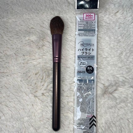 ハイライトブラシ 馬毛/DAISO/メイクブラシを使ったクチコミ(3枚目)