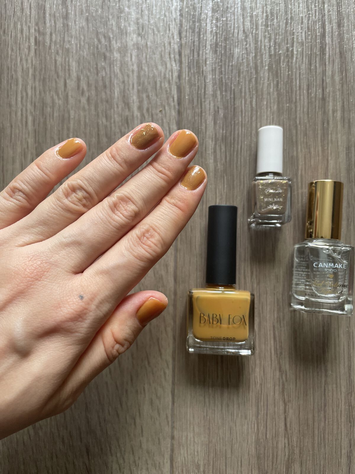 ジェルボリュームトップコート/キャンメイク/ネイルトップコートを使ったクチコミ（1枚目）