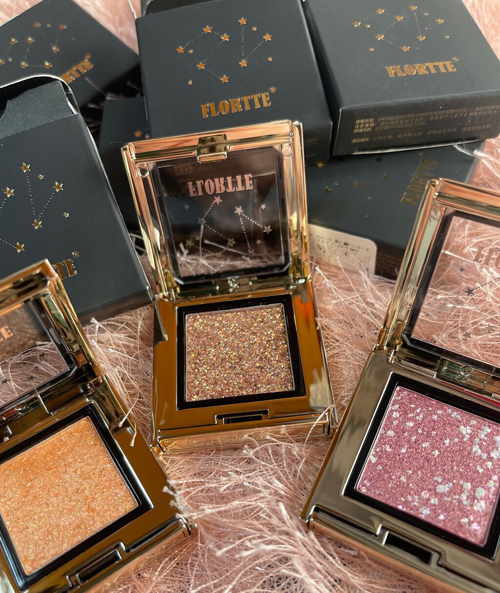 フロレット星に願いシリーズ シングルアイシャドウ/FLORTTE/単色アイシャドウを使ったクチコミ（3枚目）