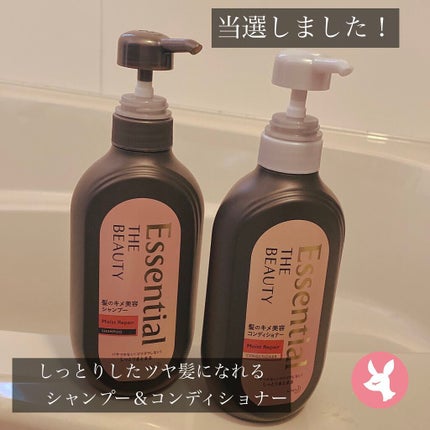 THE BEAUTY 髪のキメ美容シャンプー/コンディショナー<モイストリペア>	/エッセンシャル/市販シャンプーを使ったクチコミ(1枚目)