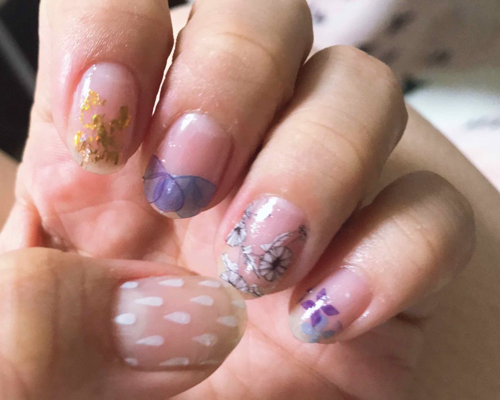 しずくネイルシール/キャンドゥ/ネイルシールを使ったクチコミ（1枚目）