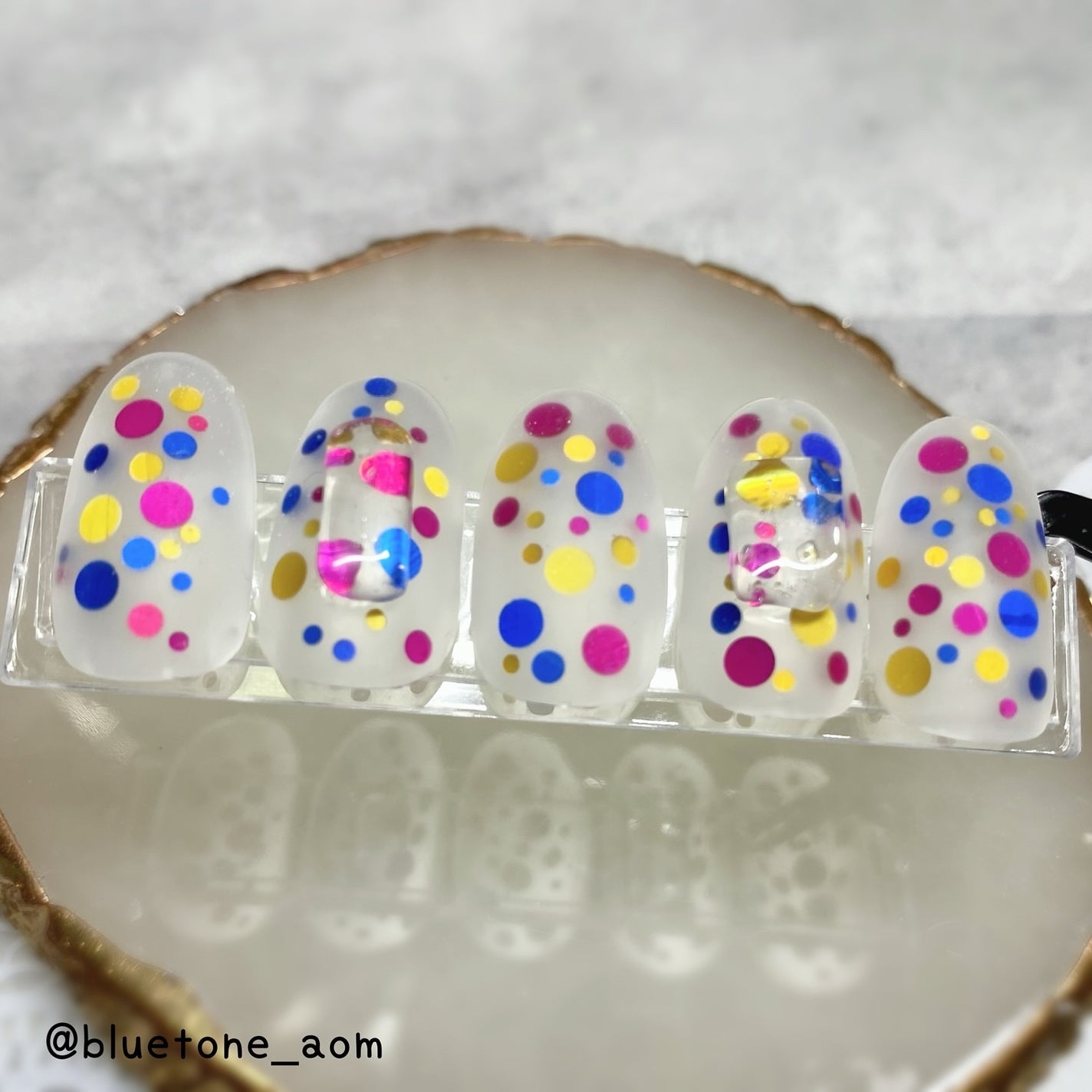 ジェルネイル(ライト対応)/セリア/ジェルネイルを使ったクチコミ(2枚目)