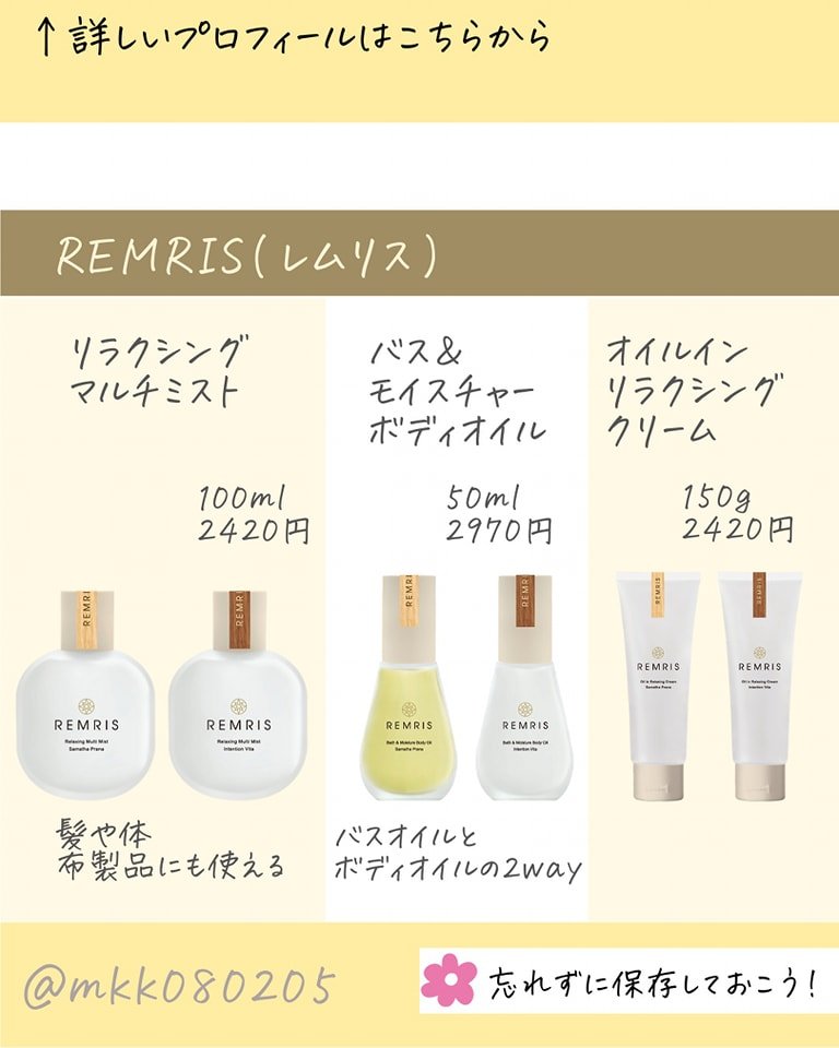 バス＆モイスチャーボディオイル Samatha Prana（サマタプラーナ）/REMRIS/ボディオイルを使ったクチコミ（2枚目）