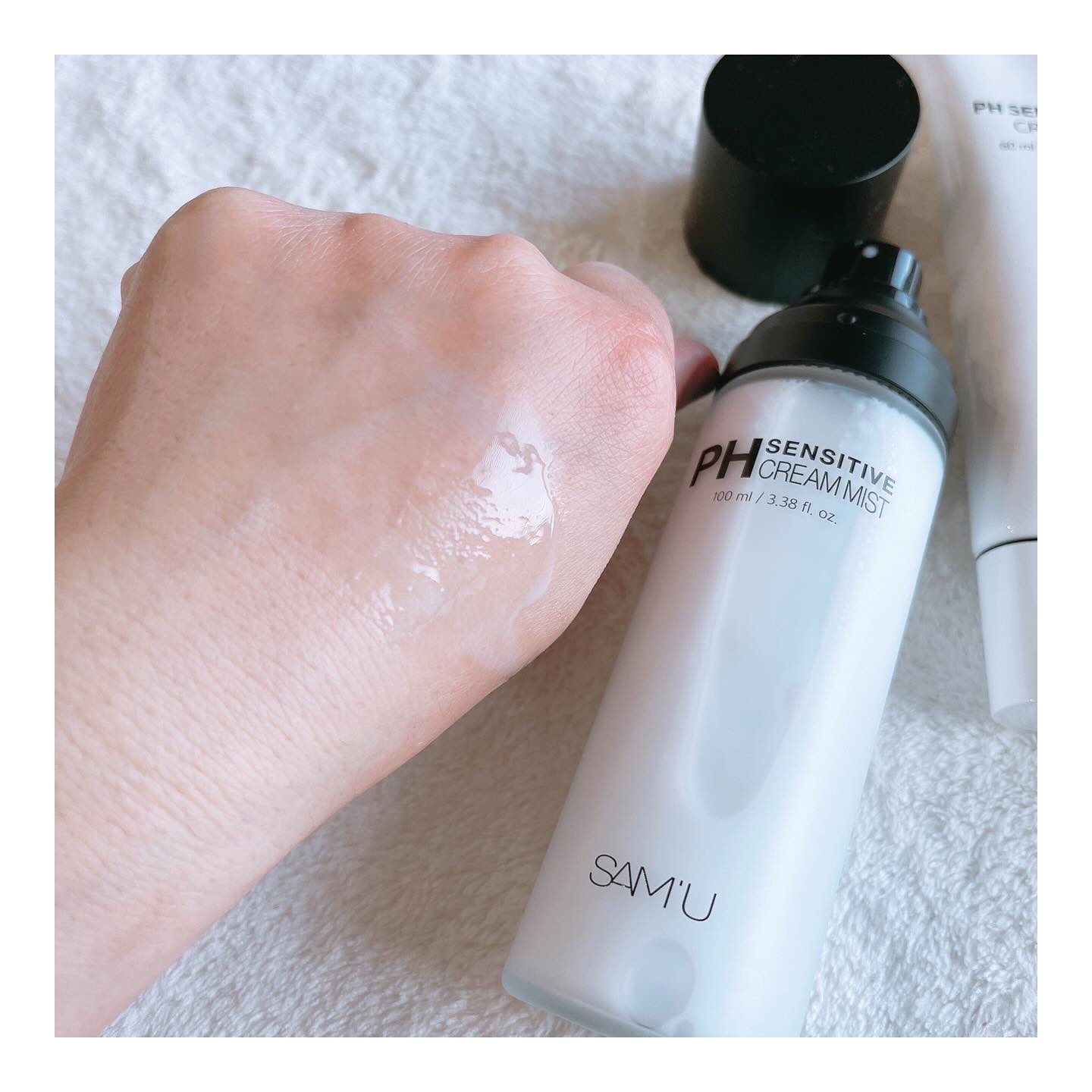 PHセンシティブクリームミスト/SAM'U/ミスト状化粧水を使ったクチコミ（3枚目）