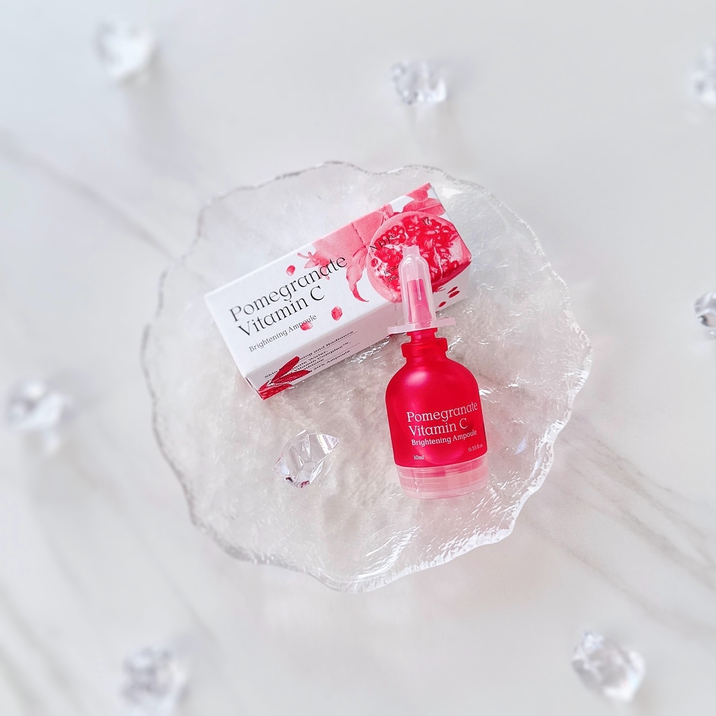 NATURAL DERMA PROJECT ザクロビタミンC美白アンプルのクチコミ「＼ ザクロ×ビタミンCで艶肌へ ／
⁡
▫️NDP 
　ザクロビタミンC美白アンプル.....」（1枚目）