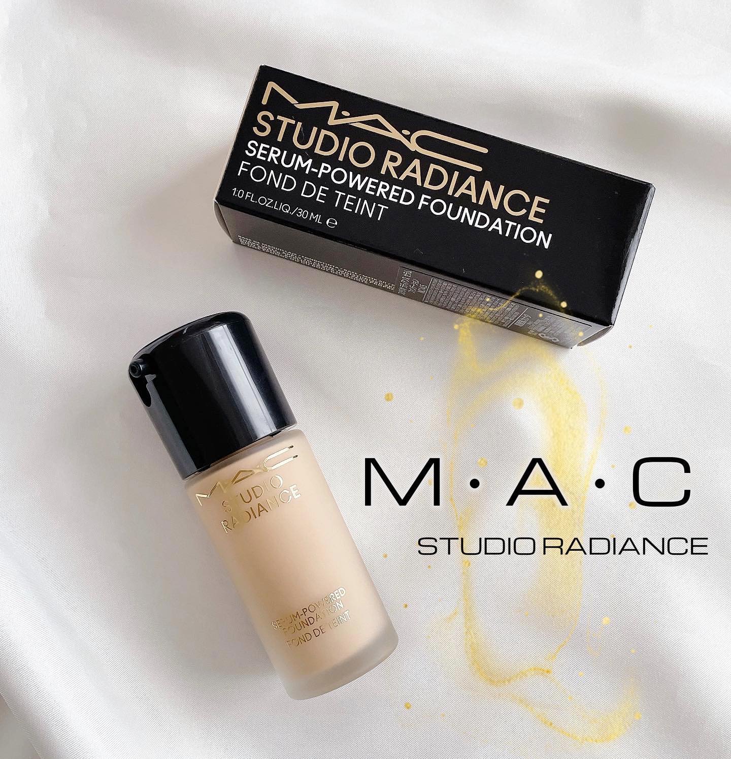 スタジオ ラディアンス セラム ファンデーション NC14.5/M・A・C/リキッドファンデーションを使ったクチコミ（1枚目）