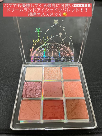 クォーツ 9色アイシャドウパレット(ドリームランドアイシャドウ)/ZEESEA/アイシャドウパレットを使ったクチコミ(5枚目)