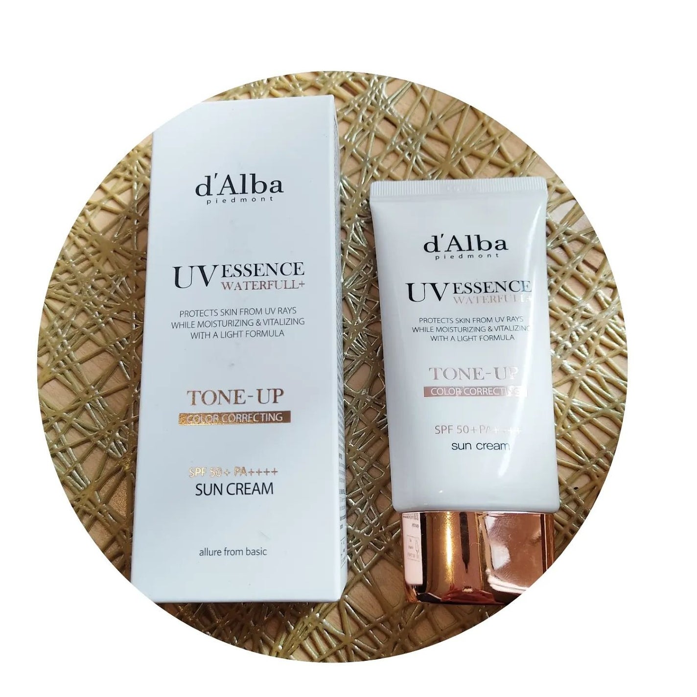 ウォータフルトーンアップサンクリーム/ダルバ/日焼け止めクリームを使ったクチコミ(1枚目)