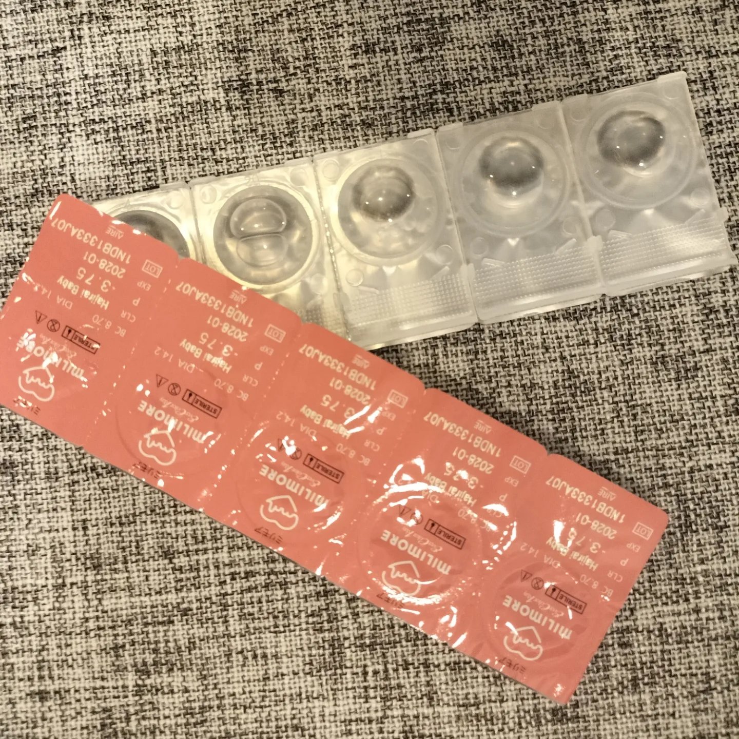 エバーカラーワンデーミリモア はじらいベイビー/エバーカラー/ワンデー（１DAY）カラコンを使ったクチコミ（2枚目）