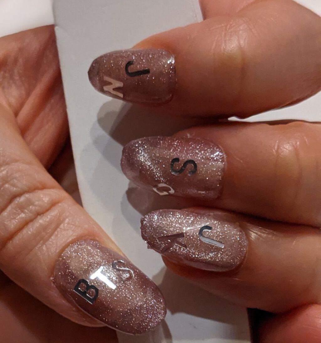 マグネットジェル 07コメット（ギャラクシーシリーズ）/NAILTOWN/ジェルネイルを使ったクチコミ（2枚目）