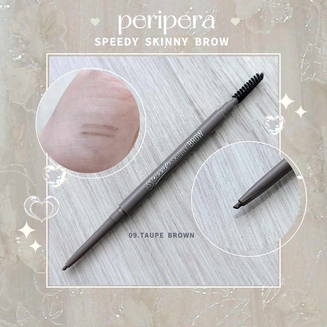 スピーディー スキニー ブロウ/PERIPERA/アイブロウペンシルを使ったクチコミ（2枚目）