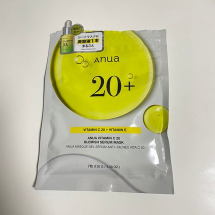 ビタミンC ブレミッシュセラム マスクパック/Anua/シートマスク・パックを使ったクチコミ(1枚目)
