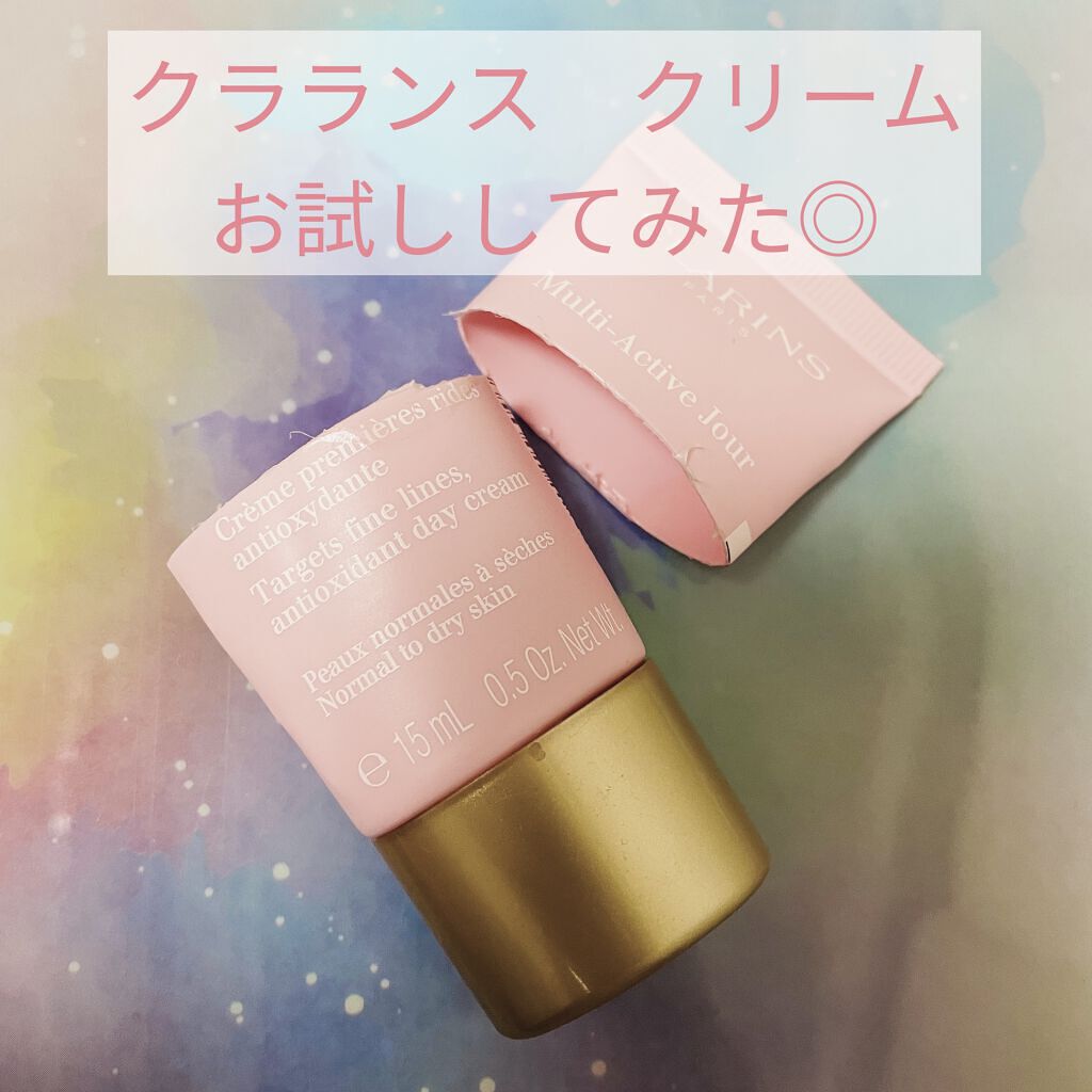 Mアクティヴ デイ クリーム ドライ/ノーマル/CLARINS/フェイスクリームを使ったクチコミ（1枚目）