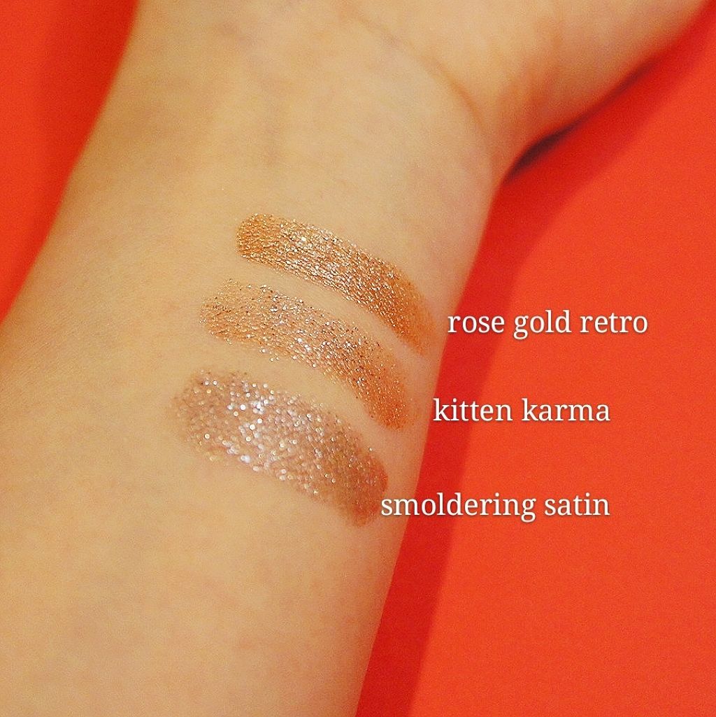 グリッター&グロウ リキッドアイシャドウ/stila/グリッターを使ったクチコミ(2枚目)