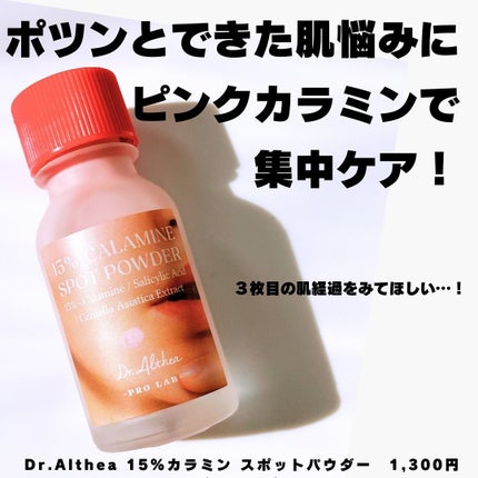 カラミンスポットパウダー/Dr.Althea/その他スキンケアを使ったクチコミ(1枚目)