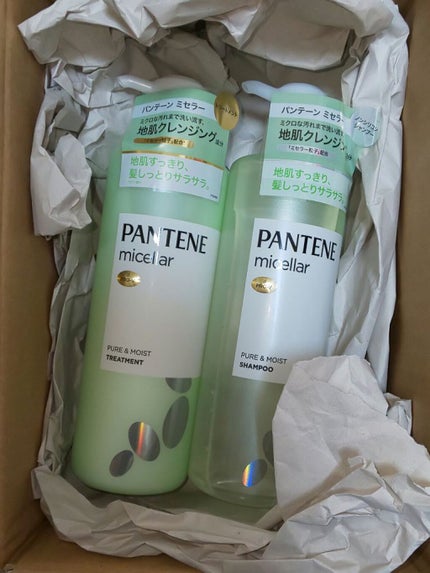 PRO-V ミセラー ピュア&モイスト ノンシリコンシャンプー/トリートメント/パンテーン/市販シャンプーを使ったクチコミ(1枚目)