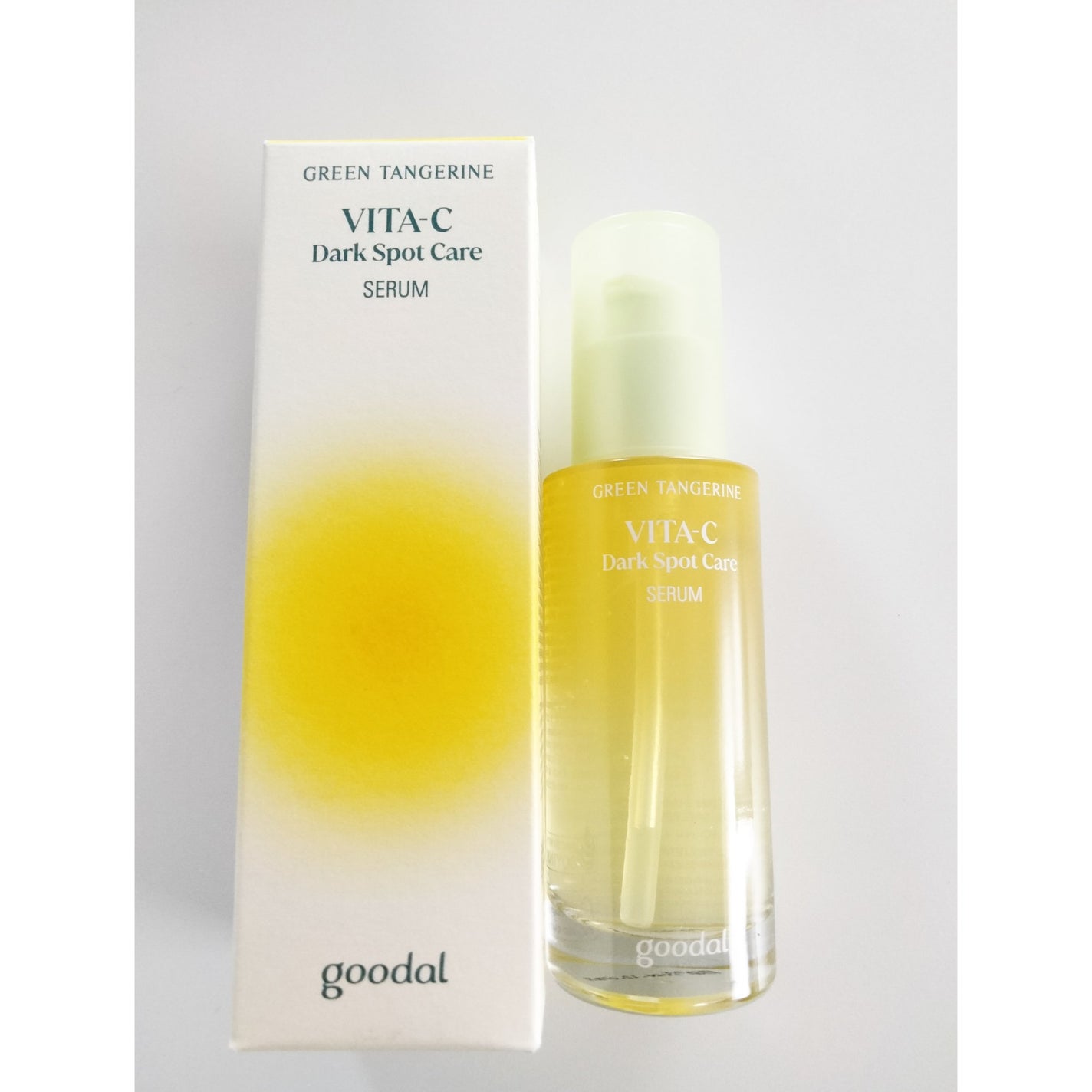 グリーンタンジェリン ビタC ダークスポットケアセラム/goodal/美容液を使ったクチコミ(1枚目)