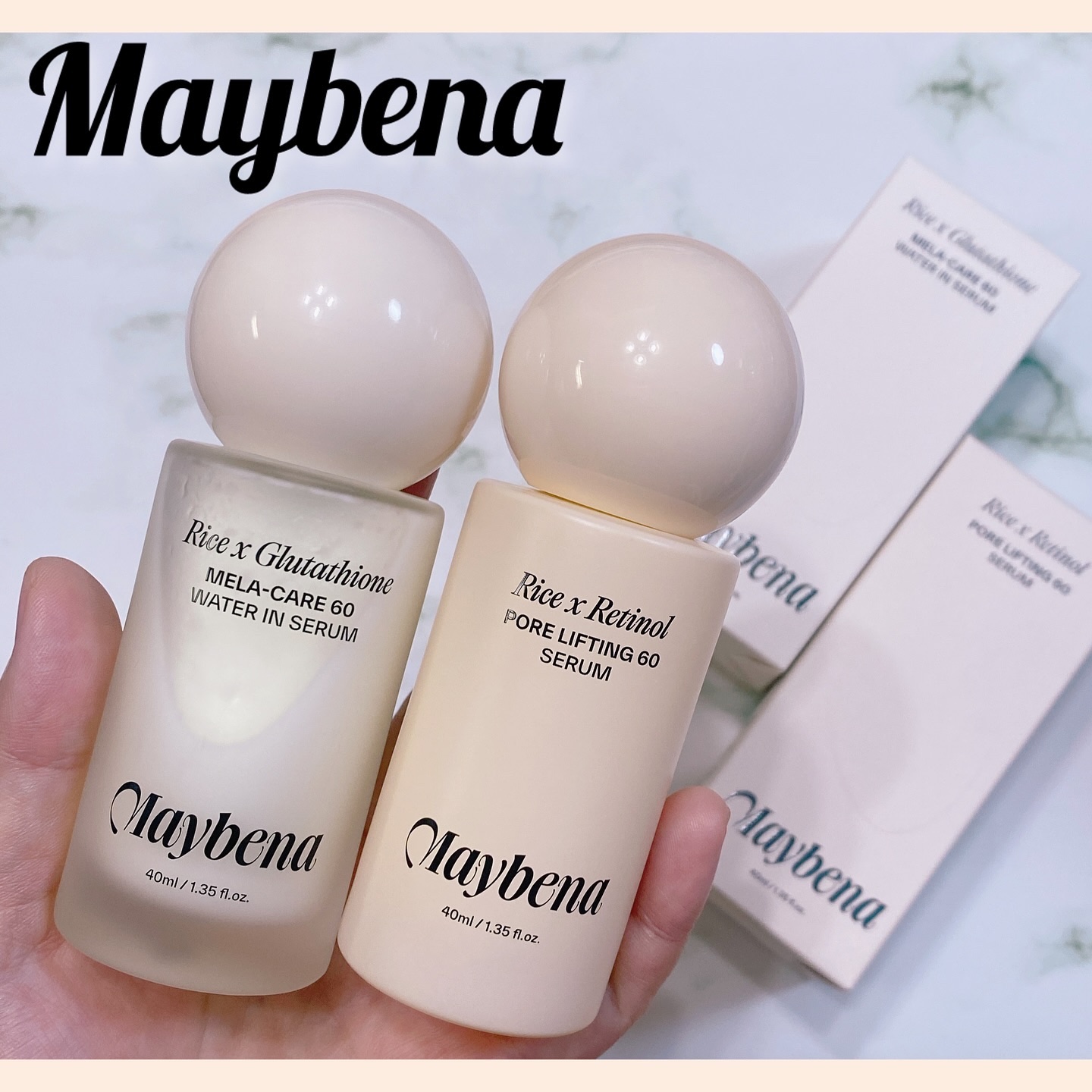 ライスX グルタチオン メラケアー60 ウォーターインセラム/MAYBENA/美容液を使ったクチコミ（1枚目）