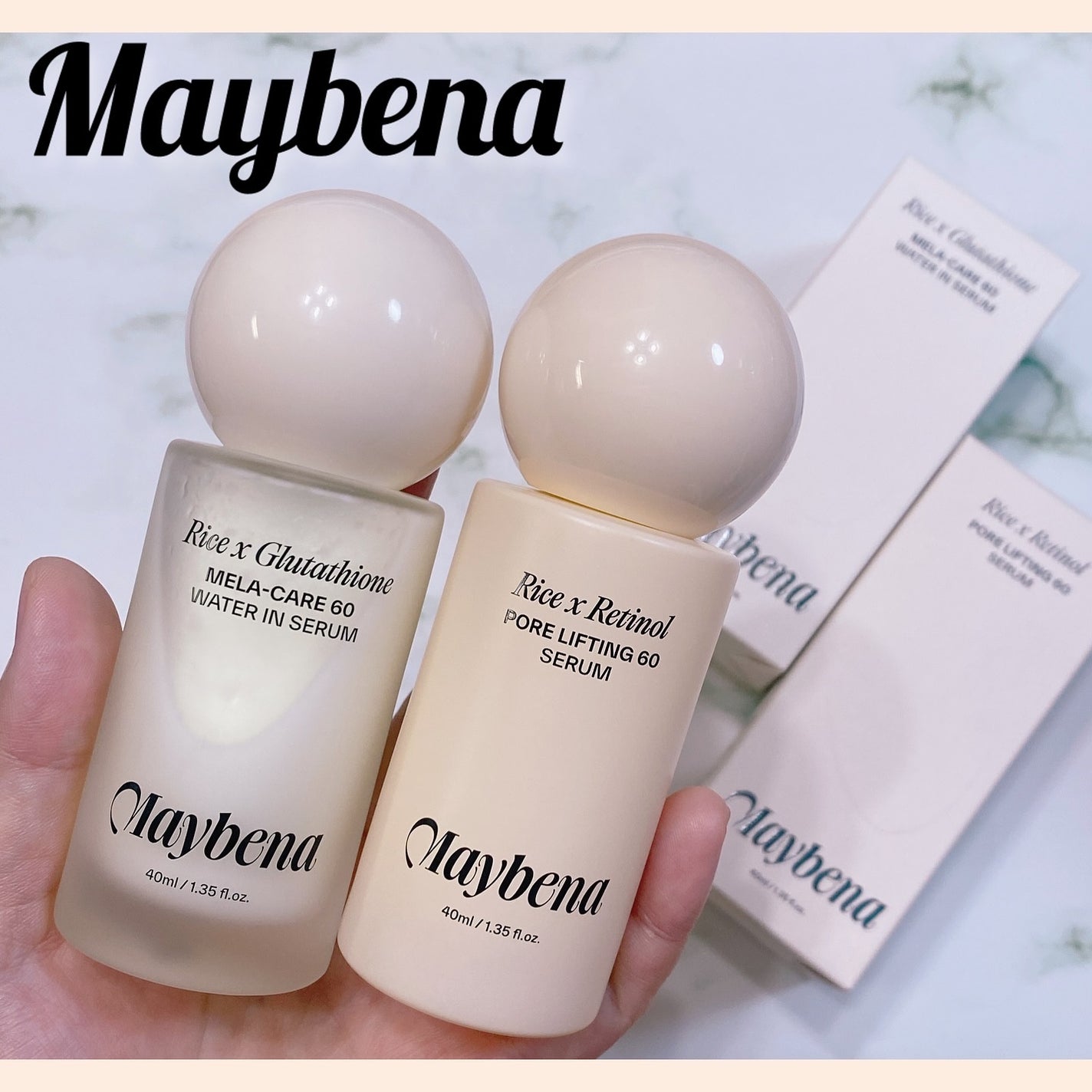 ライスX グルタチオン メラケアー60 ウォーターインセラム/MAYBENA/美容液を使ったクチコミ(1枚目)