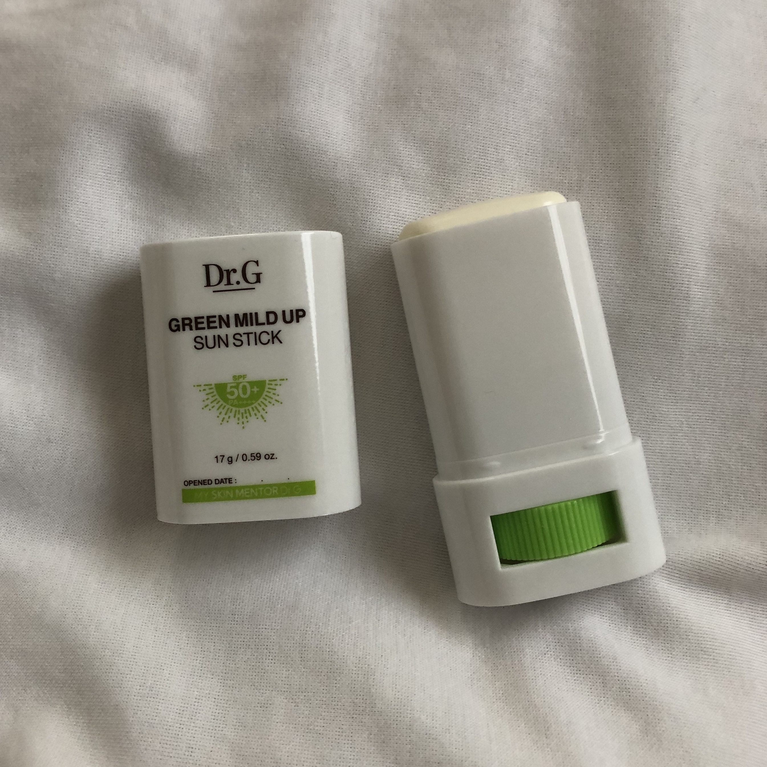 グリーンマイルドサンスティック SPF50+ PA++++/Dr.G/日焼け止めスティックを使ったクチコミ（3枚目）