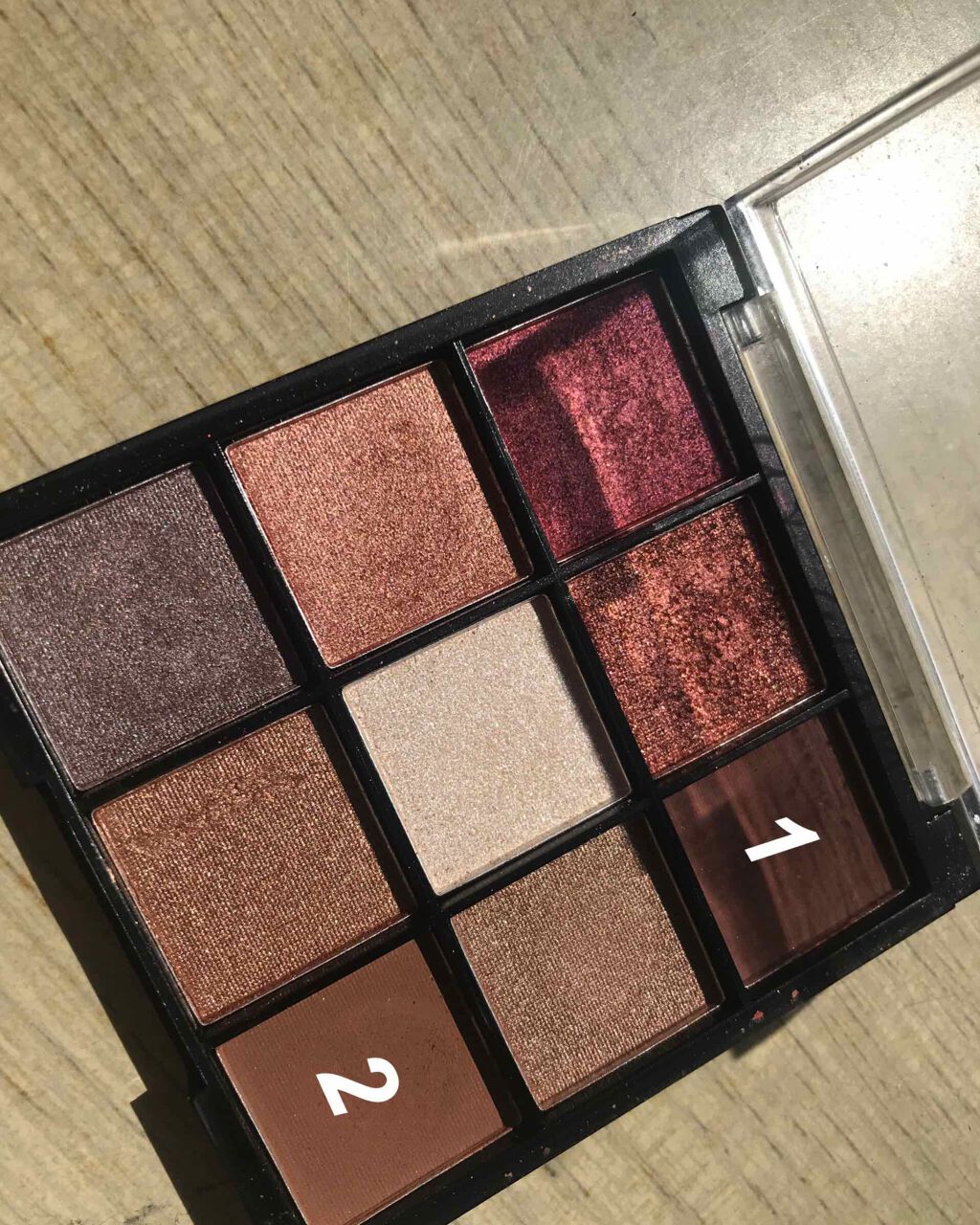 UR GLAM BLOOMING EYE COLOR PALETTE/U R GLAM/アイシャドウパレットを使ったクチコミ(2枚目)