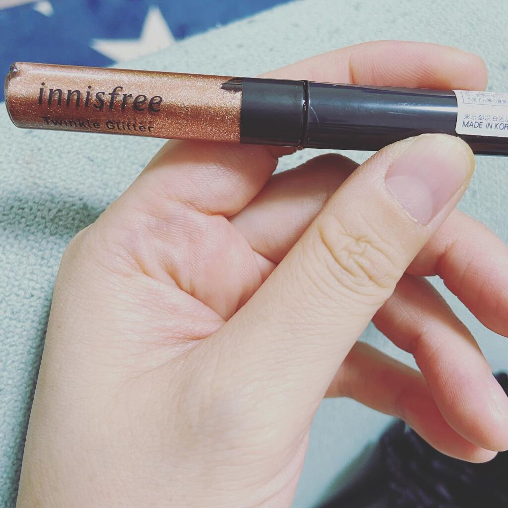 トゥインクル グリッター/innisfree/リキッドアイライナーを使ったクチコミ(1枚目)