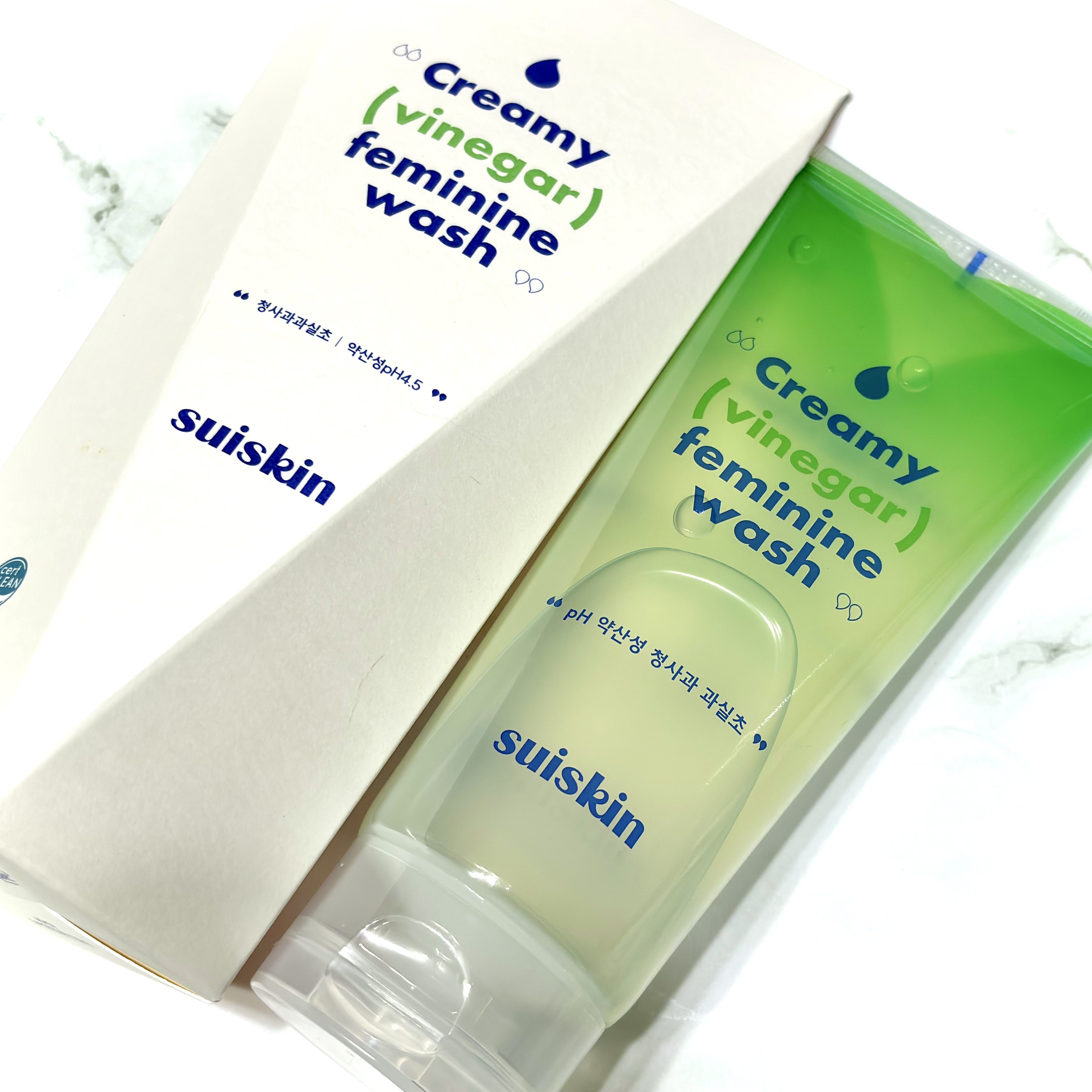 クリーミービネガーフェミニンウォッシュ/suiskin/ボディソープを使ったクチコミ（3枚目）