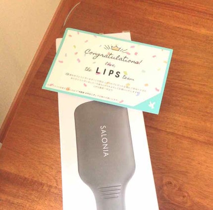 SALONIA ストレートヒートブラシ/SALONIA/ヒートブラシを使ったクチコミ(1枚目)