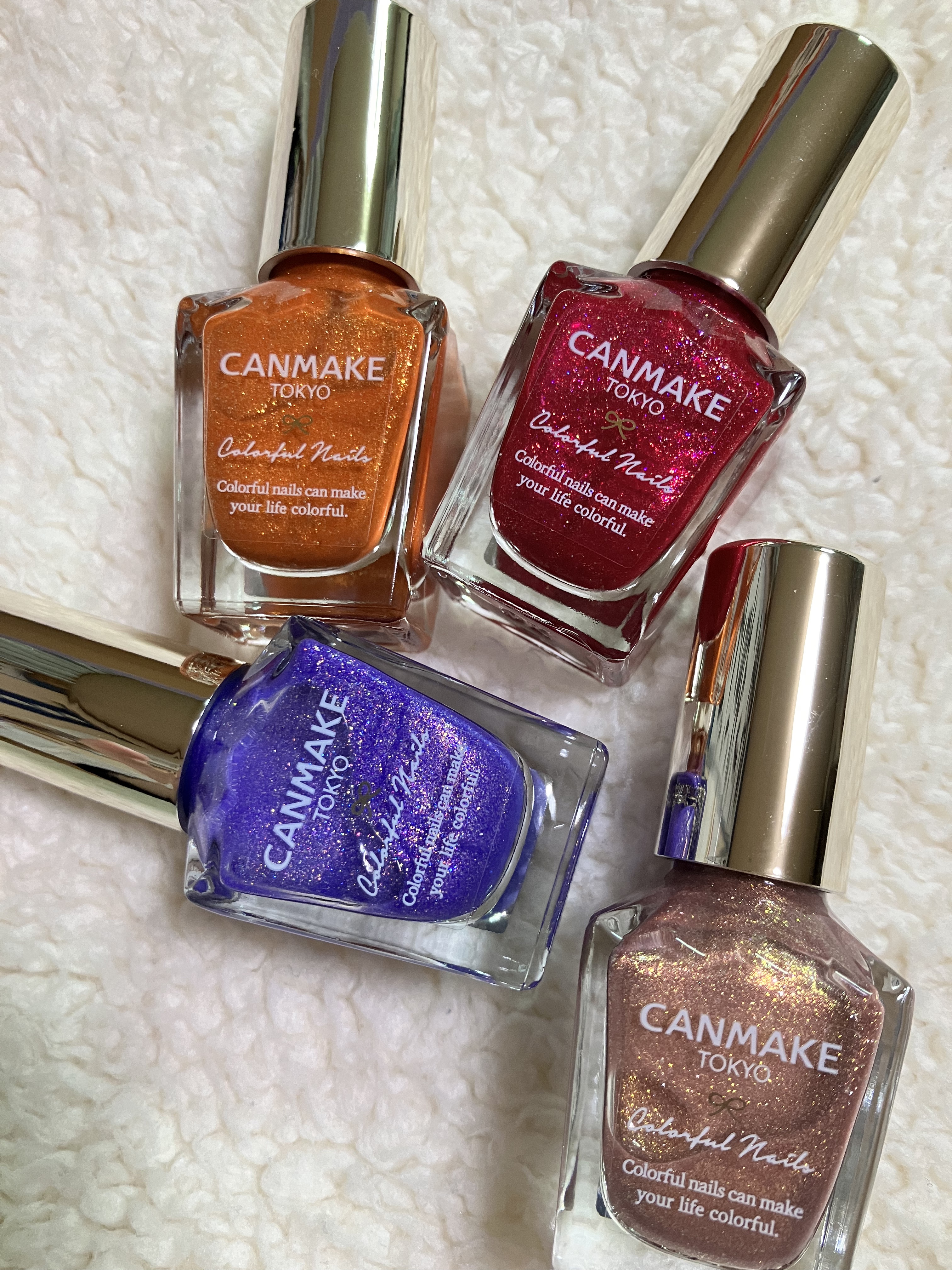 カラフルネイルズ/キャンメイク/マニキュアを使ったクチコミ（1枚目）