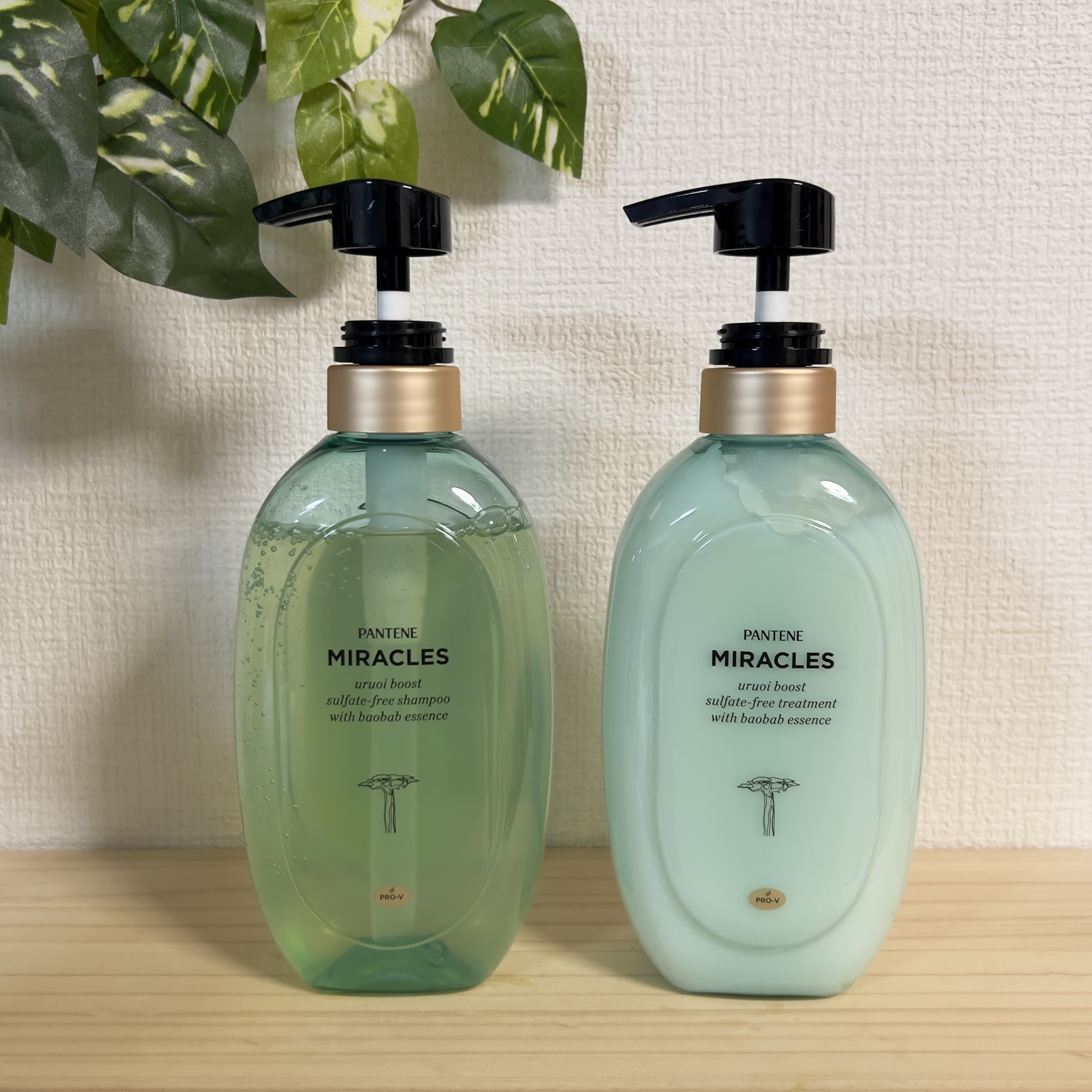 ミラクルズ うるおいブースト シャンプー/トリートメント/パンテーン/市販シャンプーを使ったクチコミ（1枚目）