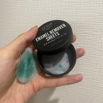 UR GLAM ENAMEL REMOVER SHEETS/U R GLAM/除光液を使ったクチコミ(2枚目)