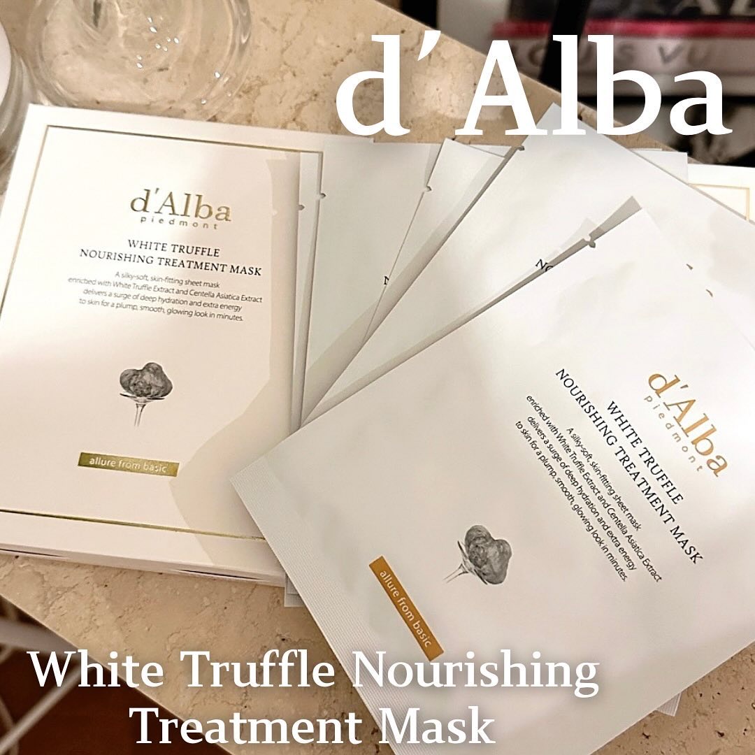 ホワイトトリュフナリシングトリートメントマスク/ダルバ/シートマスク・パックを使ったクチコミ（1枚目）