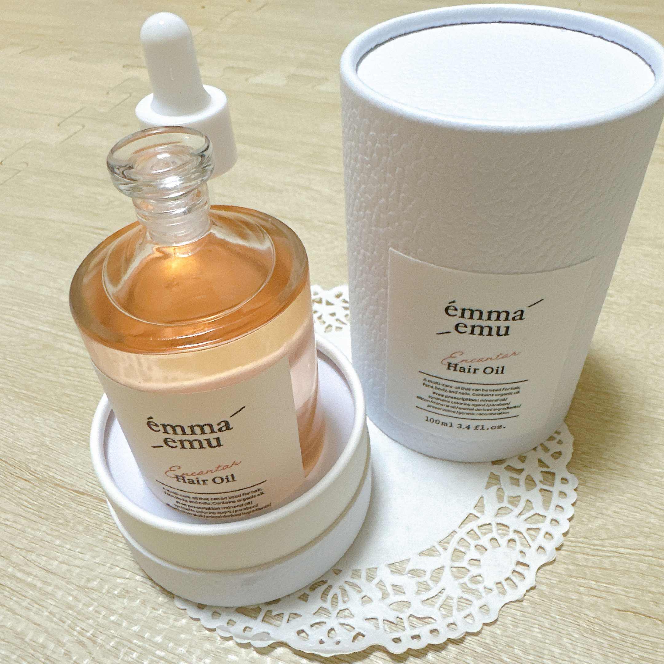 エンカンタールヘアオイル ピオニー＆ムスク/emma emu/ヘアオイルを使ったクチコミ（2枚目）