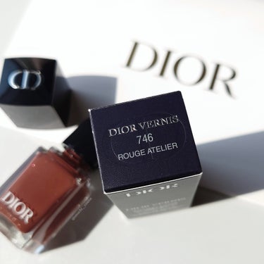 ディオール ヴェルニ 746 ルージュ アトリエ/Dior/マニキュアを使ったクチコミ（2枚目）