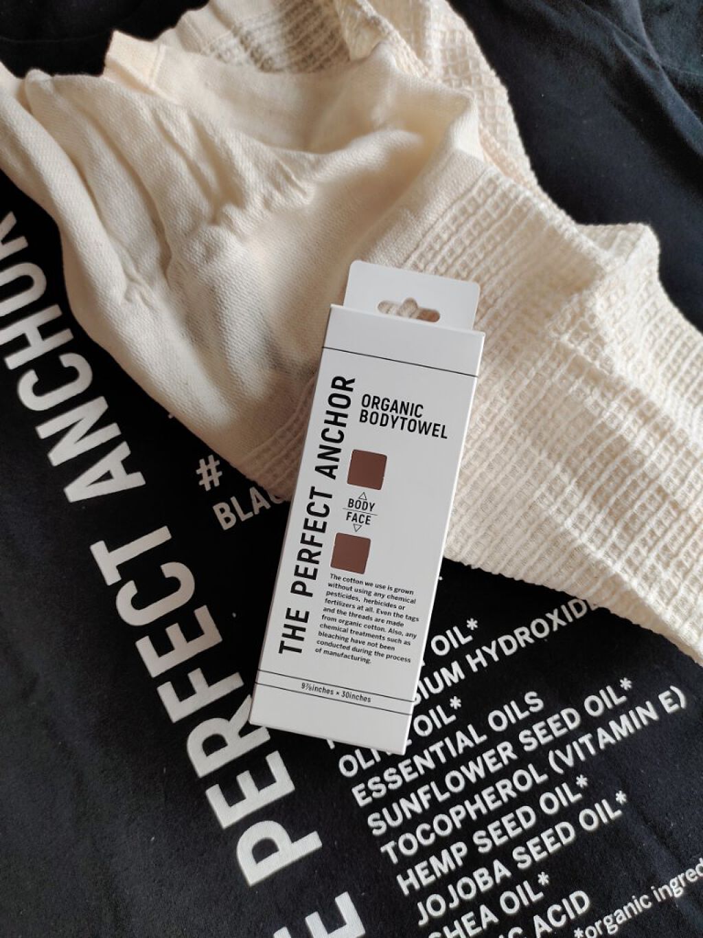 オーガニック ボディタオル/THE PERFECT ANCHOR/バスグッズを使ったクチコミ（1枚目）