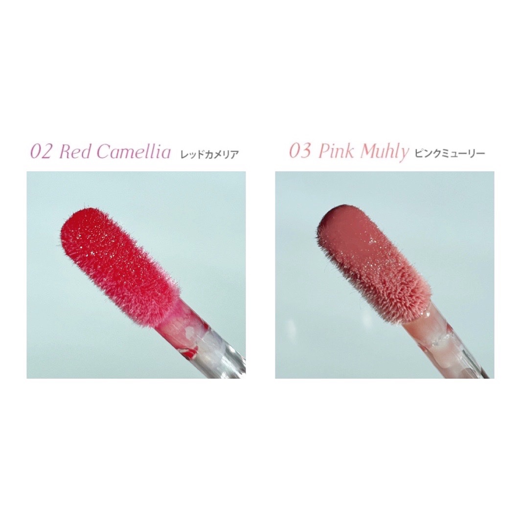 ナチュラルブルームリップオイルセラム 3色セット/PINATE/リップグロスを使ったクチコミ（3枚目）