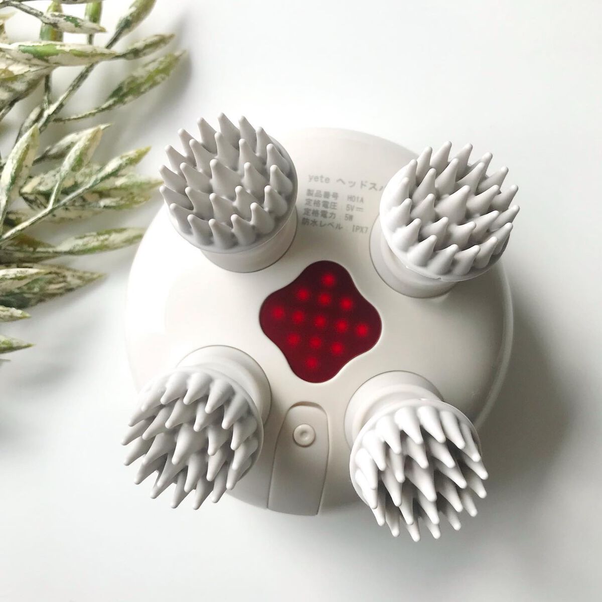 ヘッドスパ 電動頭皮ブラシ/yete/ヘッドマッサージャーを使ったクチコミ（3枚目）