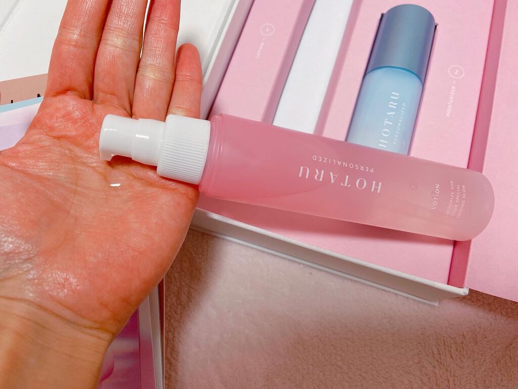 HOTARU PERSONALIZED LOTION/MOISTURIZER /HOTARU PERSONALIZED/スキンケアキットを使ったクチコミ(2枚目)