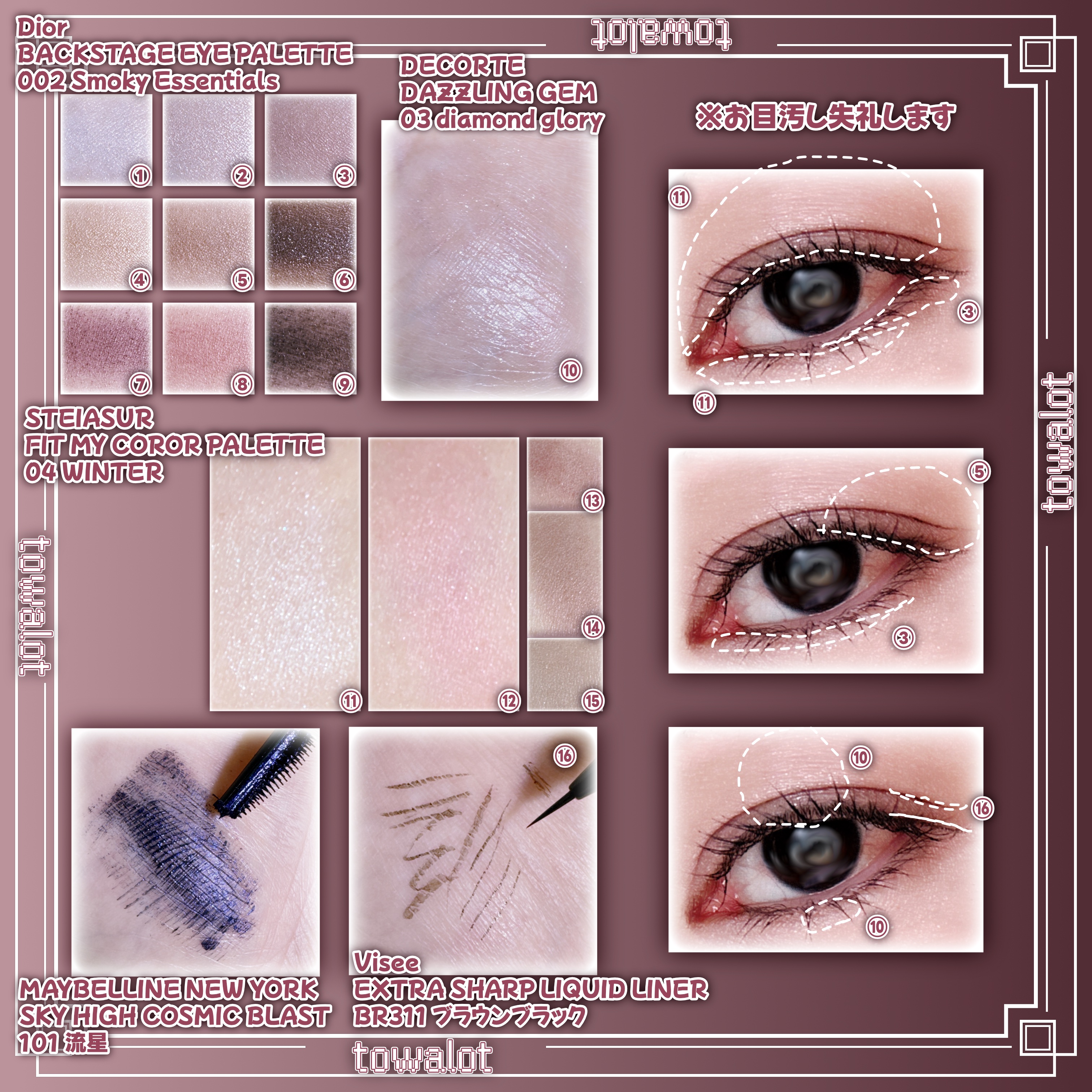 ディオール バックステージ アイ パレット/Dior/アイシャドウパレットを使ったクチコミ（2枚目）