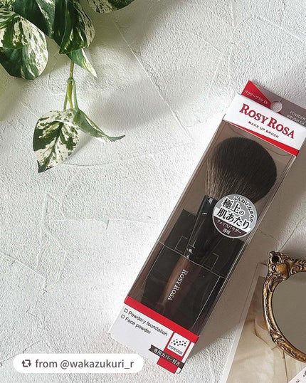 パウダーブラシEX/ロージーローザ/メイクブラシを使ったクチコミ(2枚目)