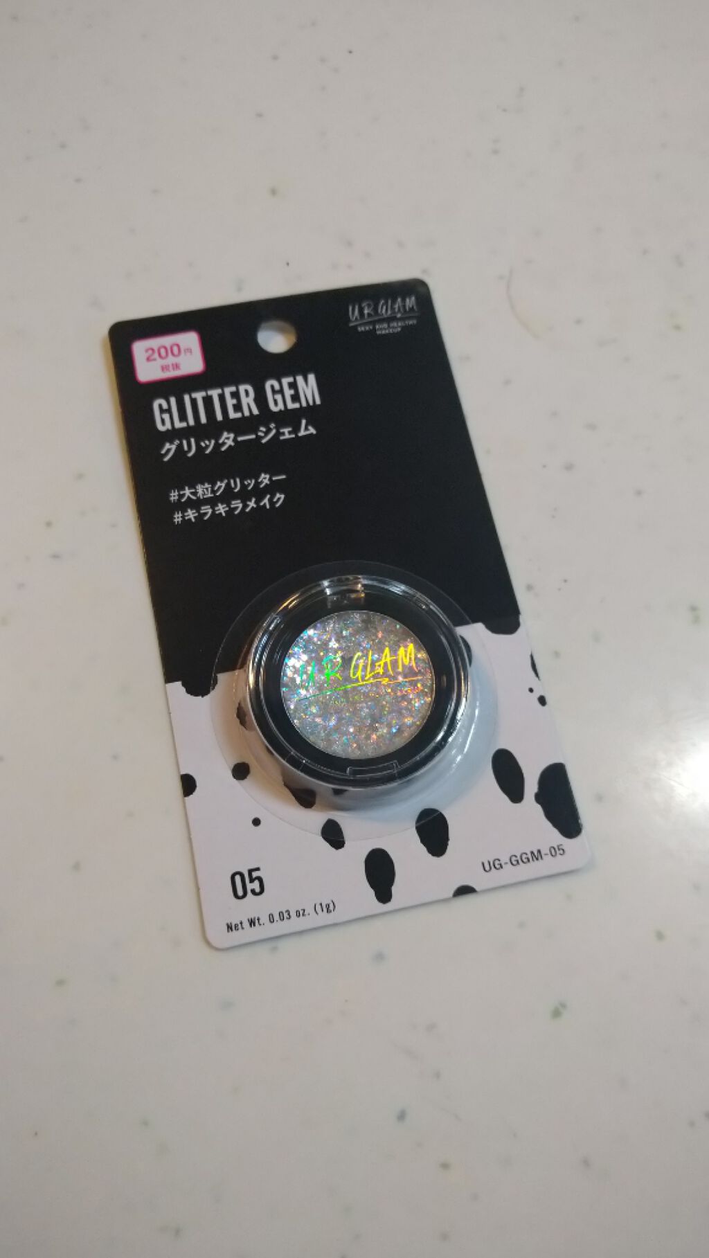 URGLAM GLITTER GEM/U R GLAM/ジェル・クリームチークを使ったクチコミ(1枚目)