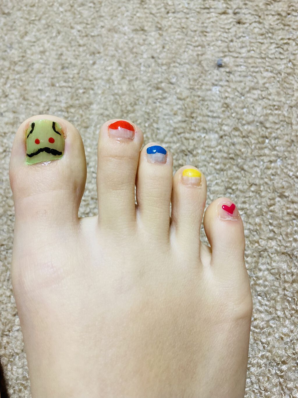 サンリオネイル/DAISO/マニキュアを使ったクチコミ（1枚目）