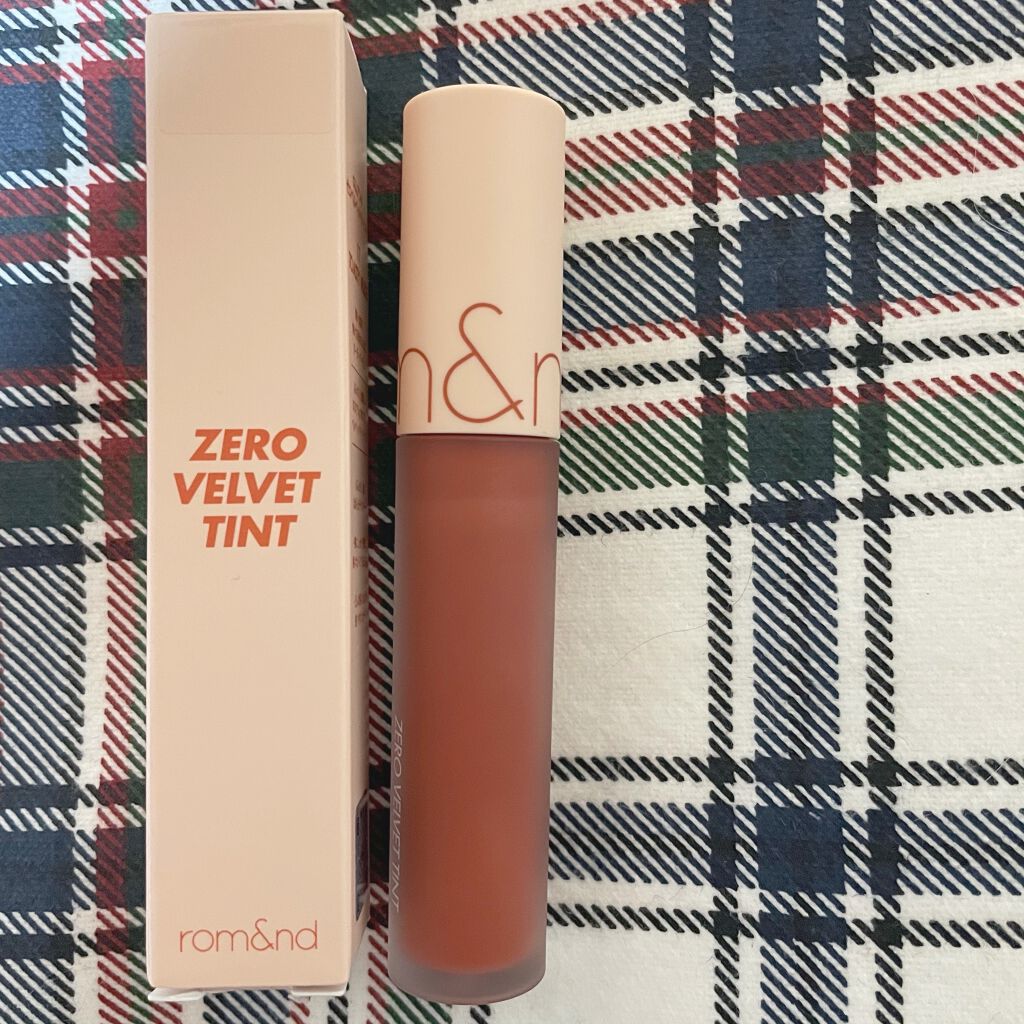 ゼロベルベットティント/rom&nd/リップティントを使ったクチコミ（1枚目）